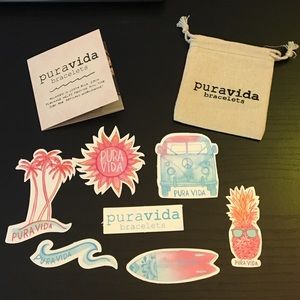 Pura Vida Sticker Pack + Original Bag & Storybook